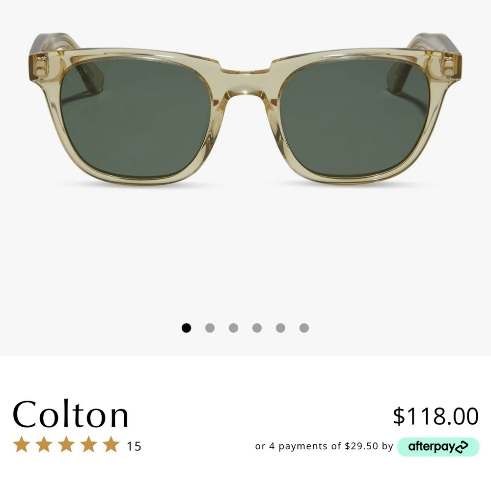 Diff Eyewear Colton Stylish Transparent Sunglasse… - image 2